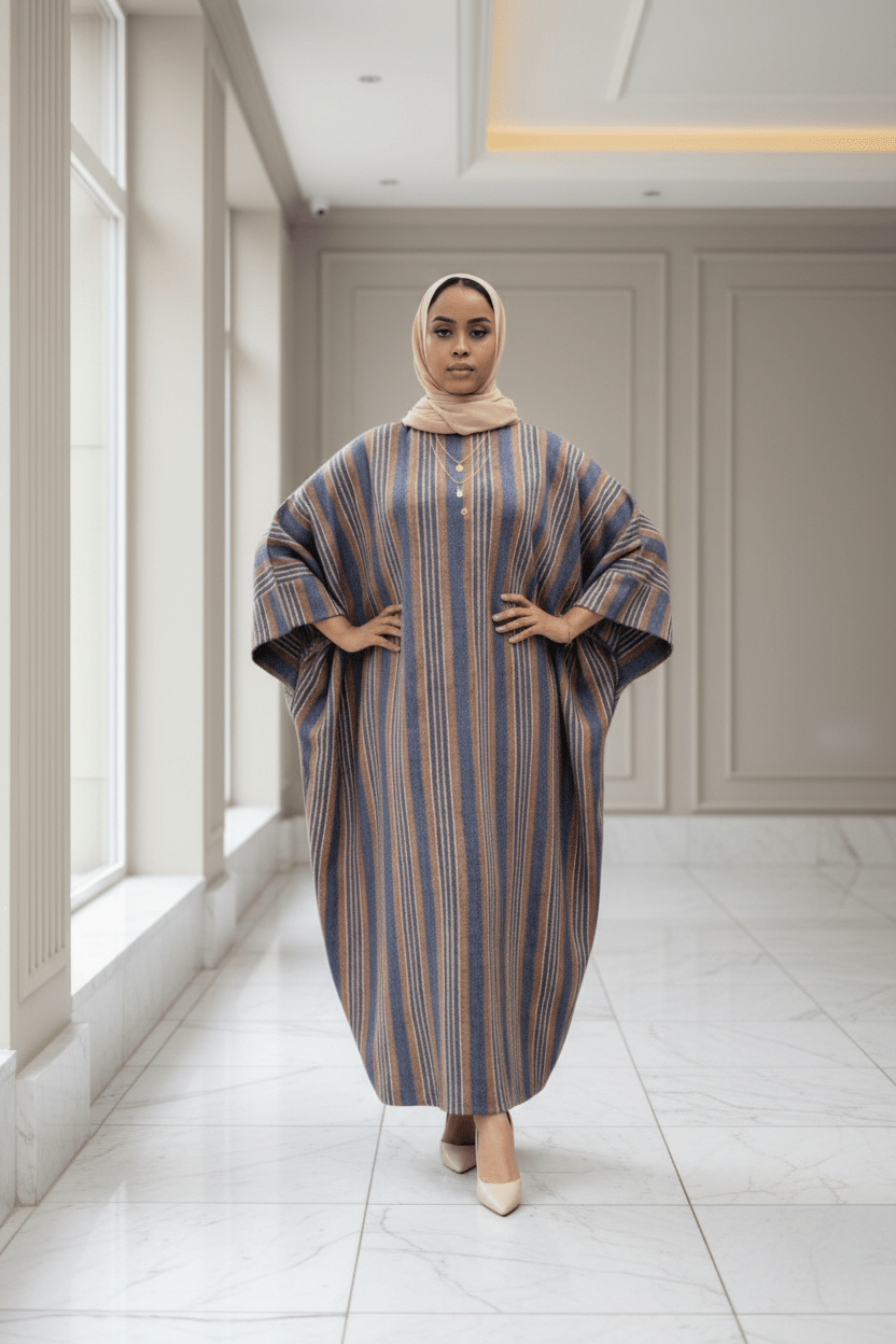 Suede Stripes Butterfly Maxi Dress - ZIZI Boutique