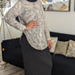 Triangle Print Midi Dress Shirt - ZIZI Boutique