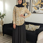 Triangle Print Midi Dress Shirt - ZIZI Boutique