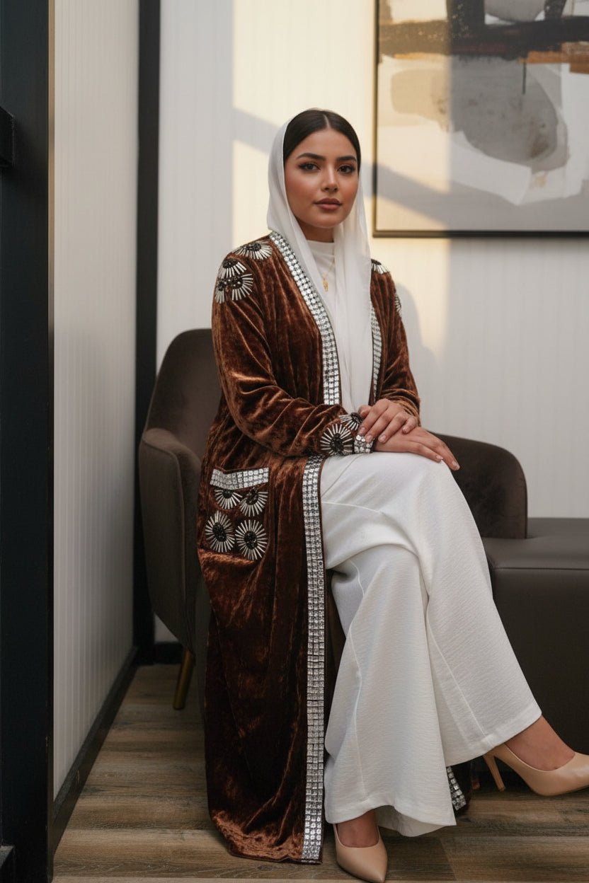 Velvet Dynasty Abaya — Eid Collection - ZIZI Boutique