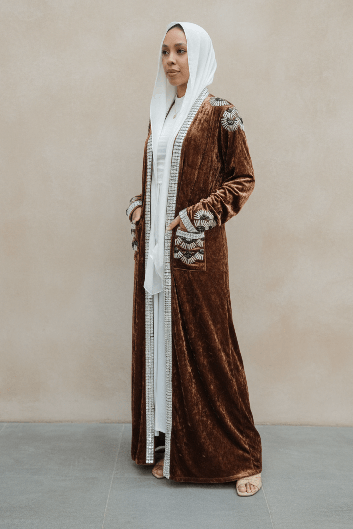 Velvet Dynasty Abaya — Eid Collection - ZIZI Boutique