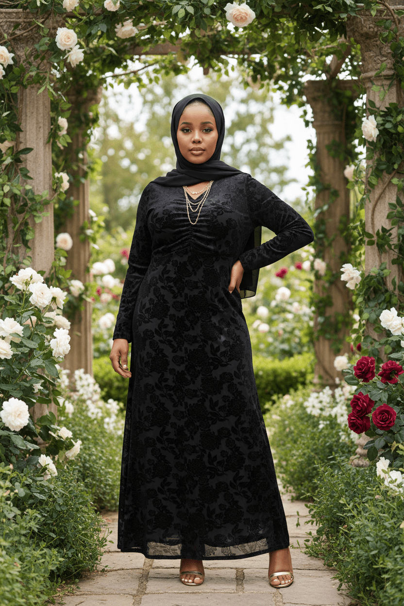 Velvet Evening Maxi Dress - ZIZI Boutique