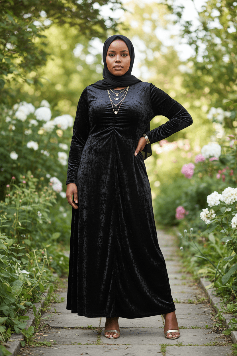 Velvet Evening Maxi Dress - ZIZI Boutique