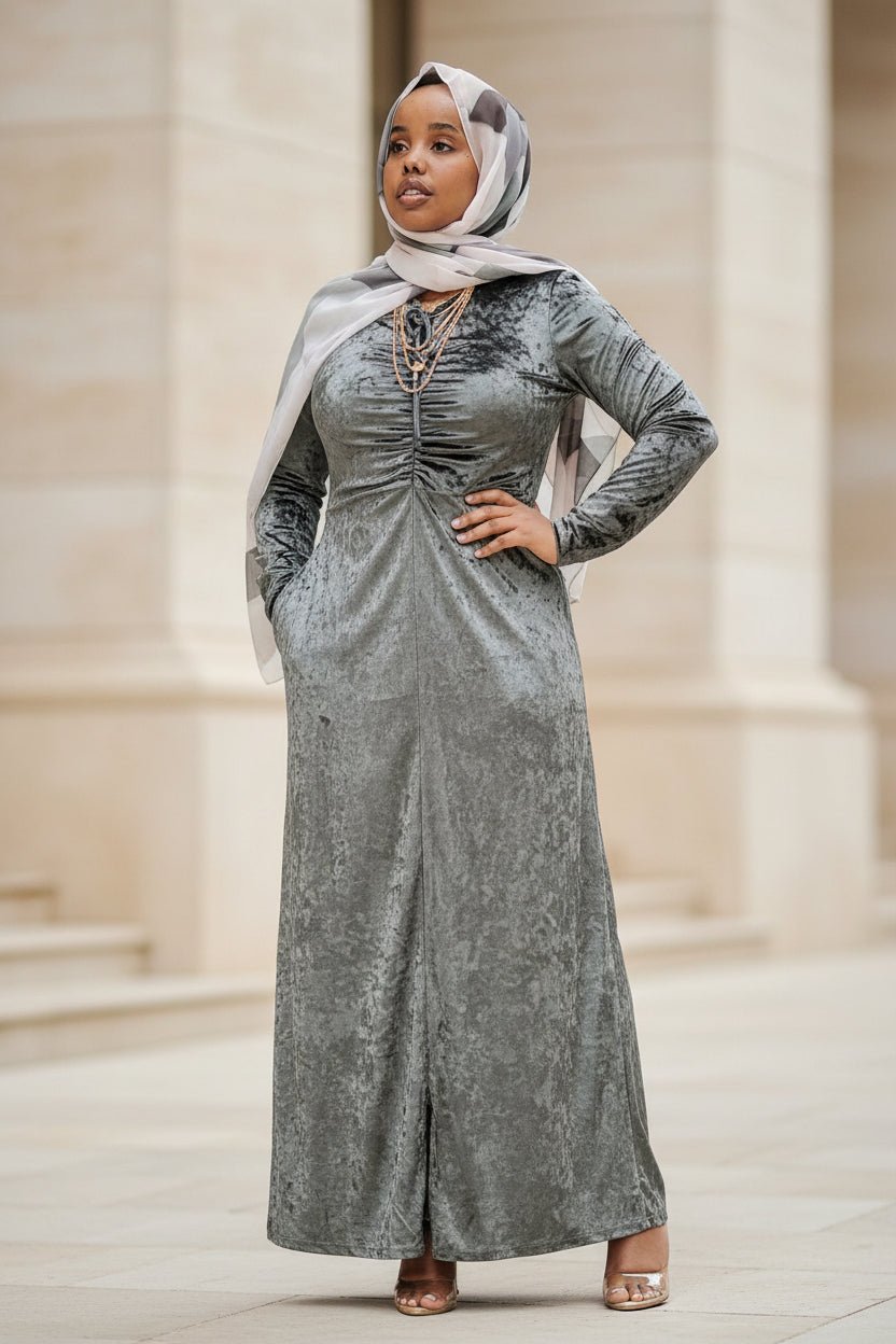 Velvet Evening Maxi Dress - ZIZI Boutique