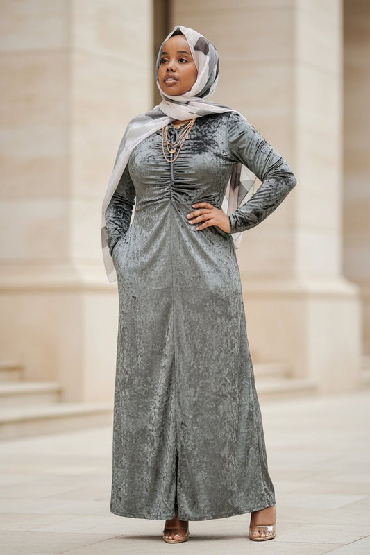 Velvet Evening Maxi Dress - ZIZI Boutique