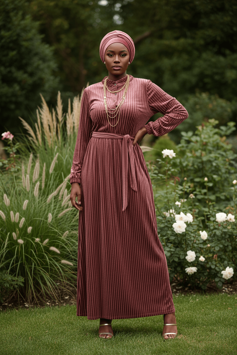 Vintage Velvet Maxi Dress - ZIZI Boutique
