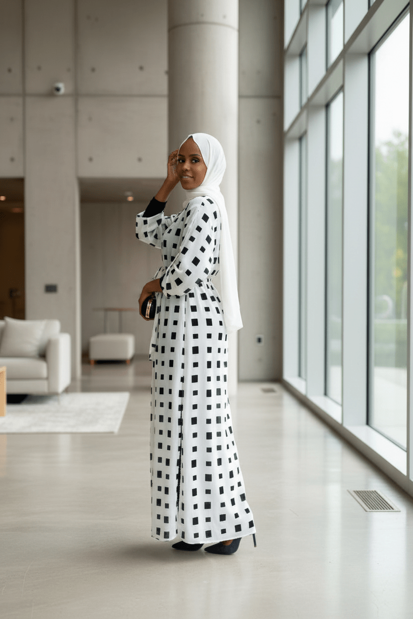 Zaynaba Box Print Cardigan - FINAL SALE - ZIZI Boutique