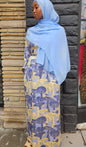 Elegant Summer Silk Satin Print Maxi Dress New Arrival in vibrant colors for stylish summer outings