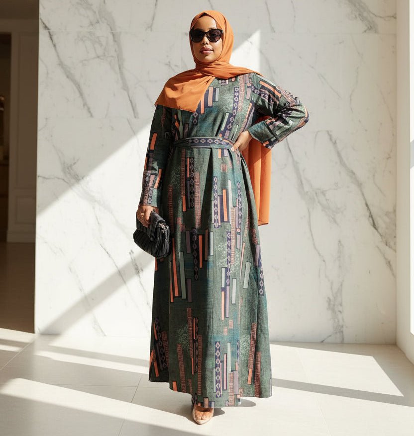 Zoraa Summer Print Maxi Dress - ZIZI Boutique
