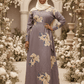 ZZ Big Flowers Linen Print Maxi Dress - ZIZI Boutique