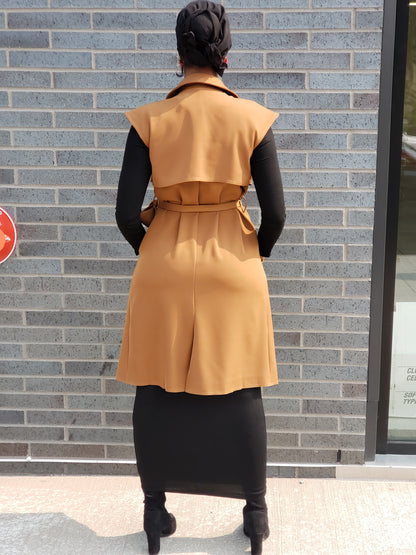 ZZ Sleeveless Trench Coat - ZIZI 