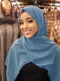 Classic Chiffon Hijab - Light Turquoise - ZIZI Boutique