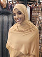 Jersey Hijab - Tan - ZIZI Boutique