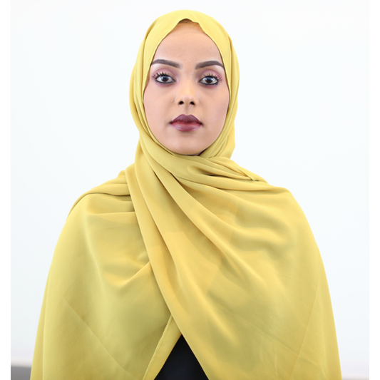 Classic Chiffon Hijab - Kiwi Lime - ZIZI 