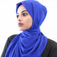 Royal Blue Chiffon Hijab - ZIZI 