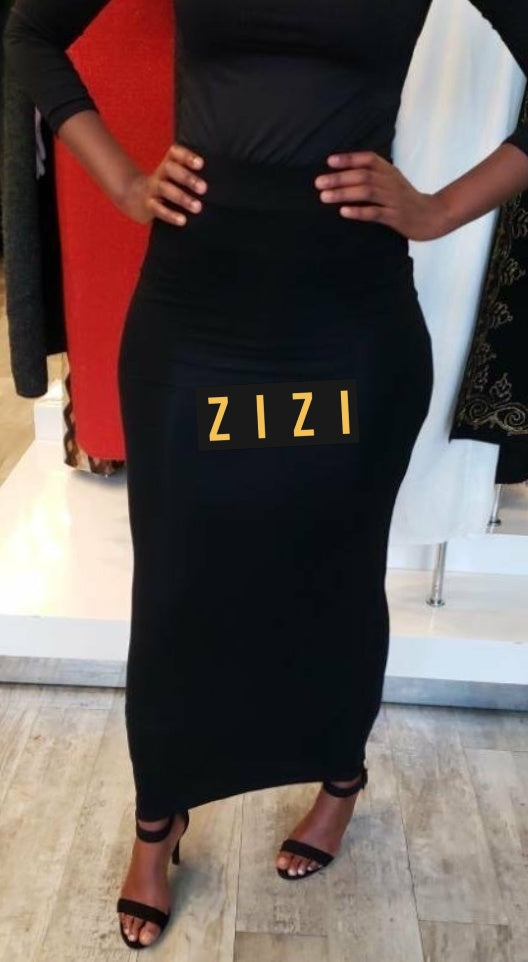 Jersey Maxi Skirt (One Size) - ZIZI 