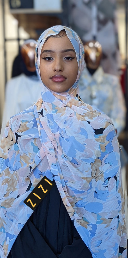 Chiffon Print Hijab