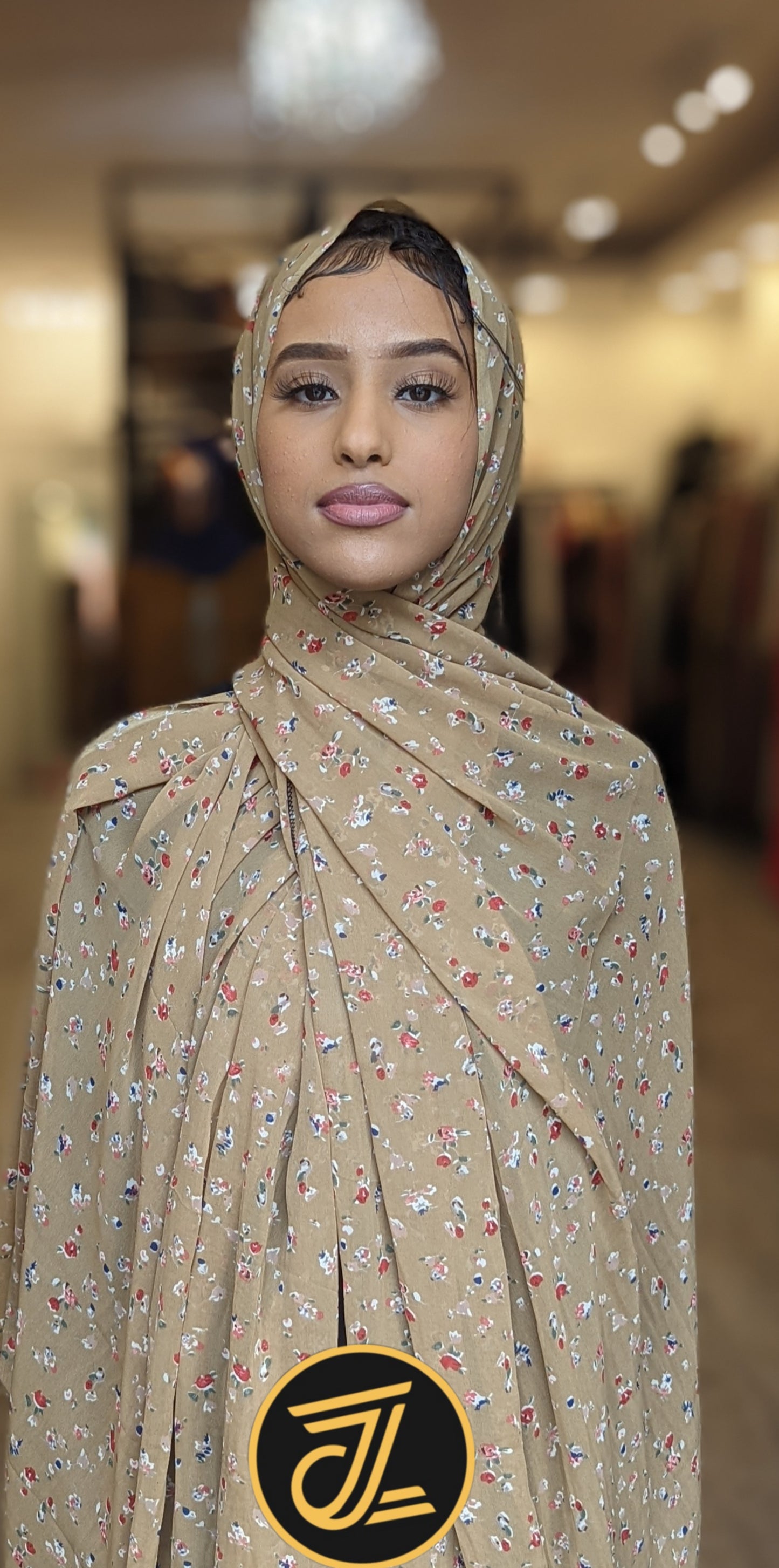 Chiffon Print Hijab