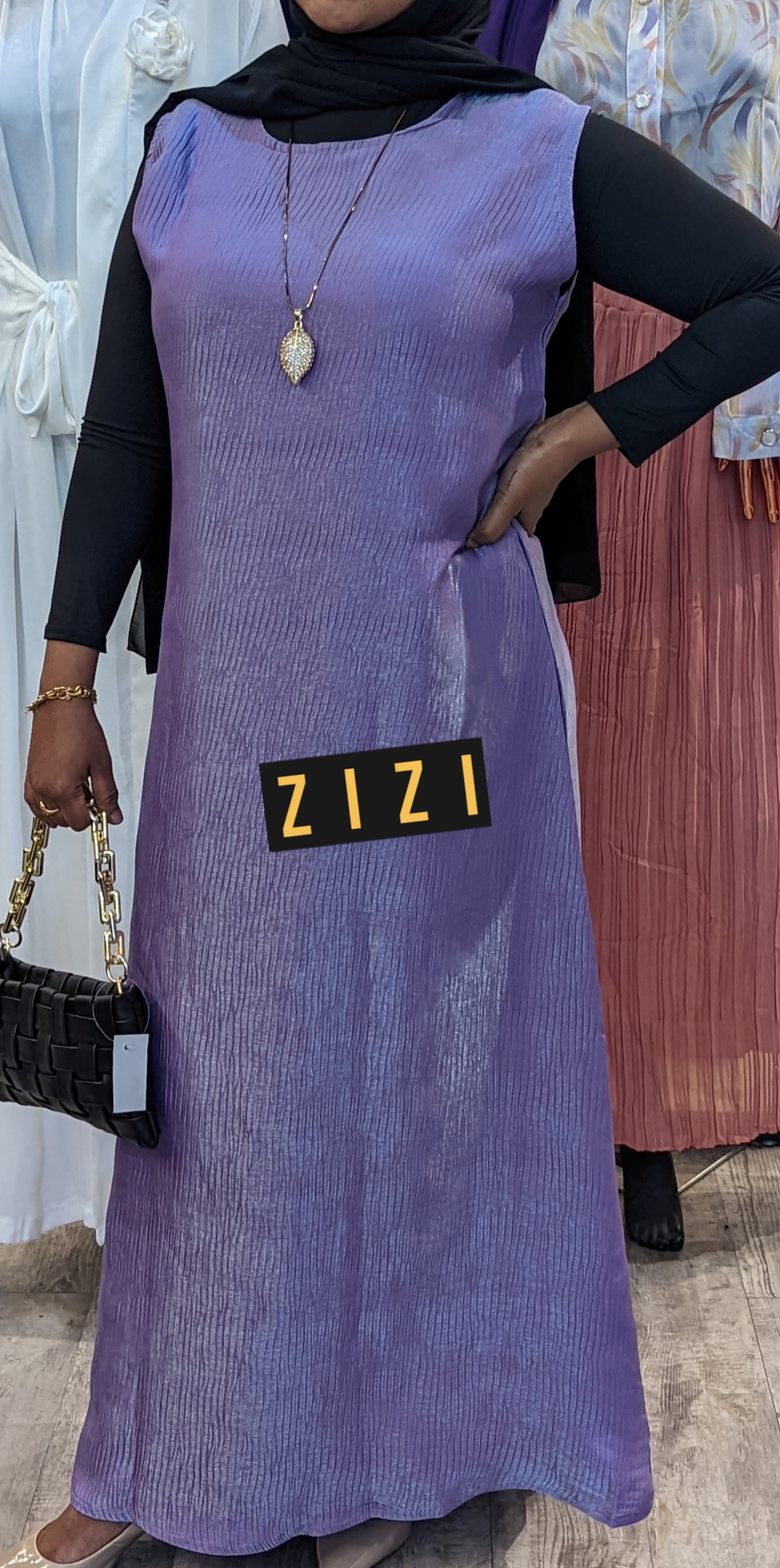 ZZ Sleeveless Shimmer Dress - ZIZI Boutique