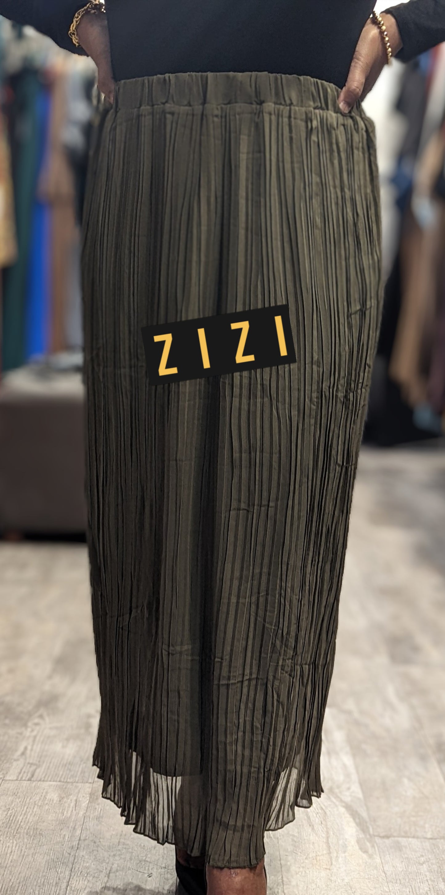 Chiffon Pleated Skirt - ZIZI Boutique