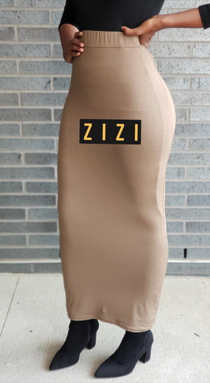 Jersey Maxi Skirt (One Size) - ZIZI 
