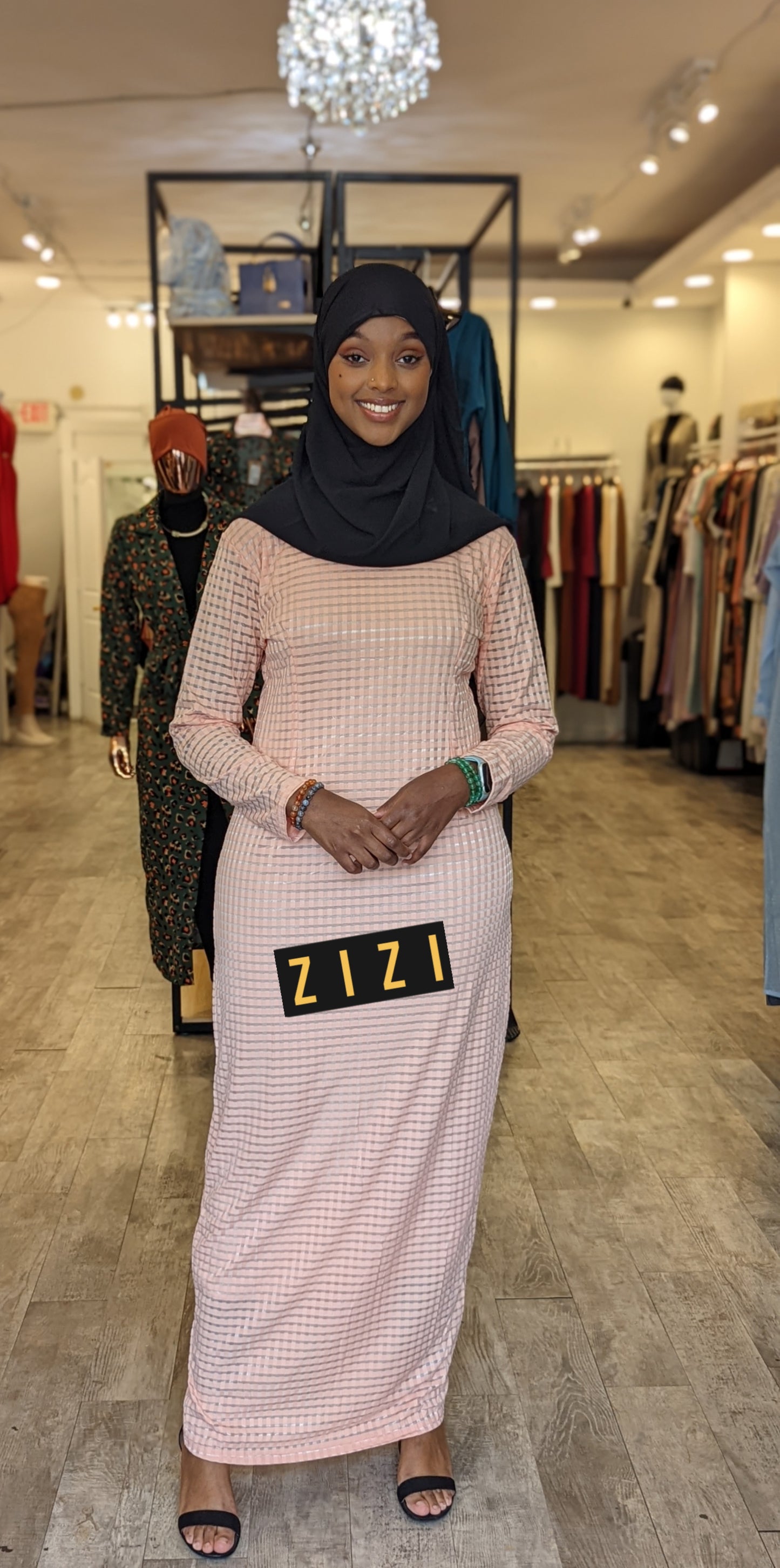 Checkered Maxi Dress - ZIZI Boutique