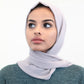 Classic Chiffon Hijab - Light Grey - ZIZI 