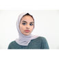 Classic Chiffon Hijab - Light Grey - ZIZI 