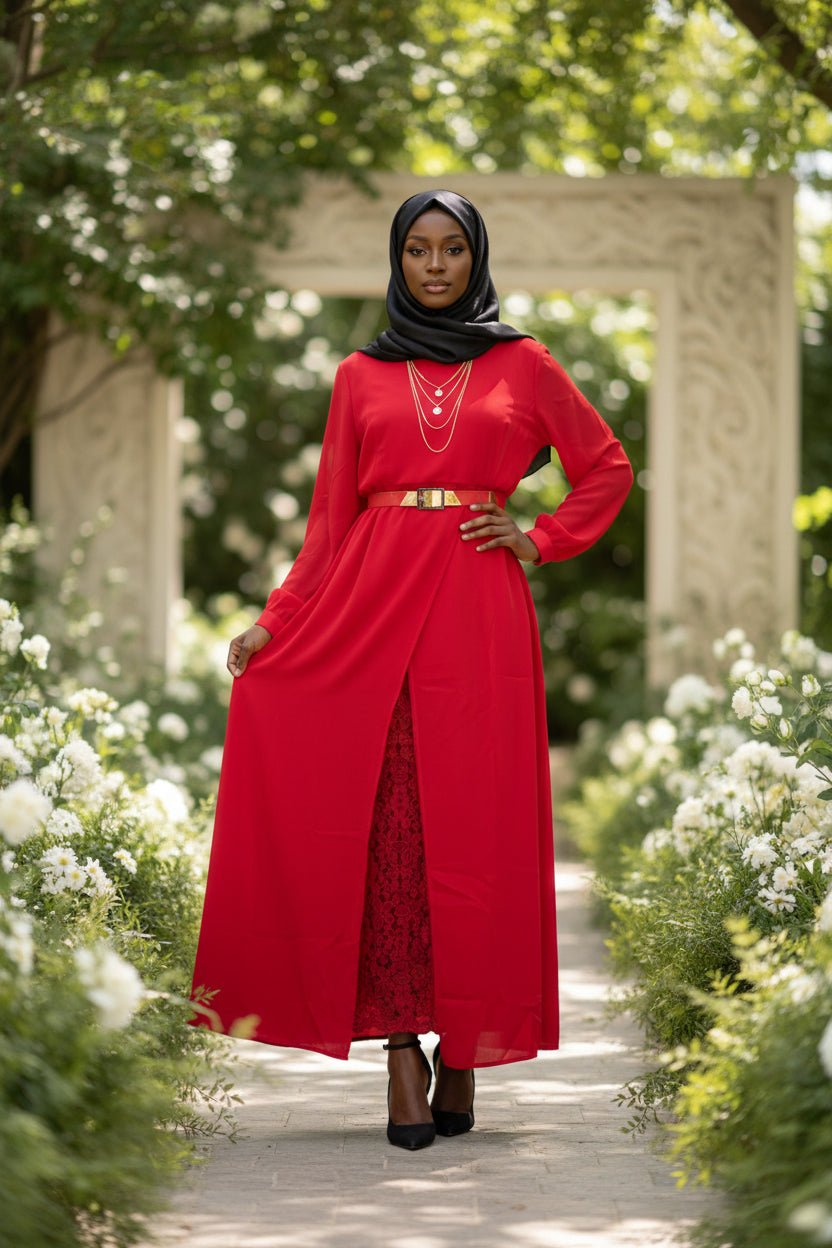 Aisha Lace Maxi Dress - ZIZI Boutique