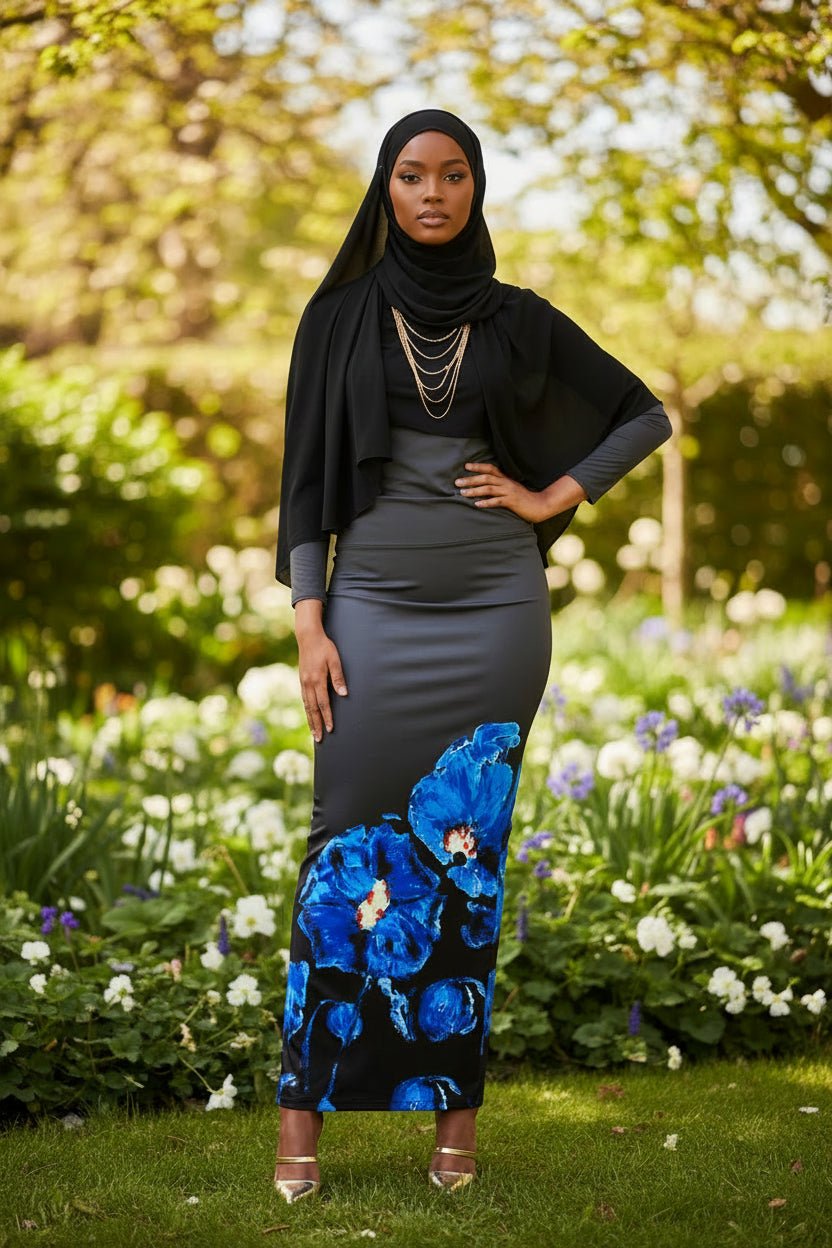 Artsy Print Maxi Skirt (FINAL SALE) - ZIZI Boutique