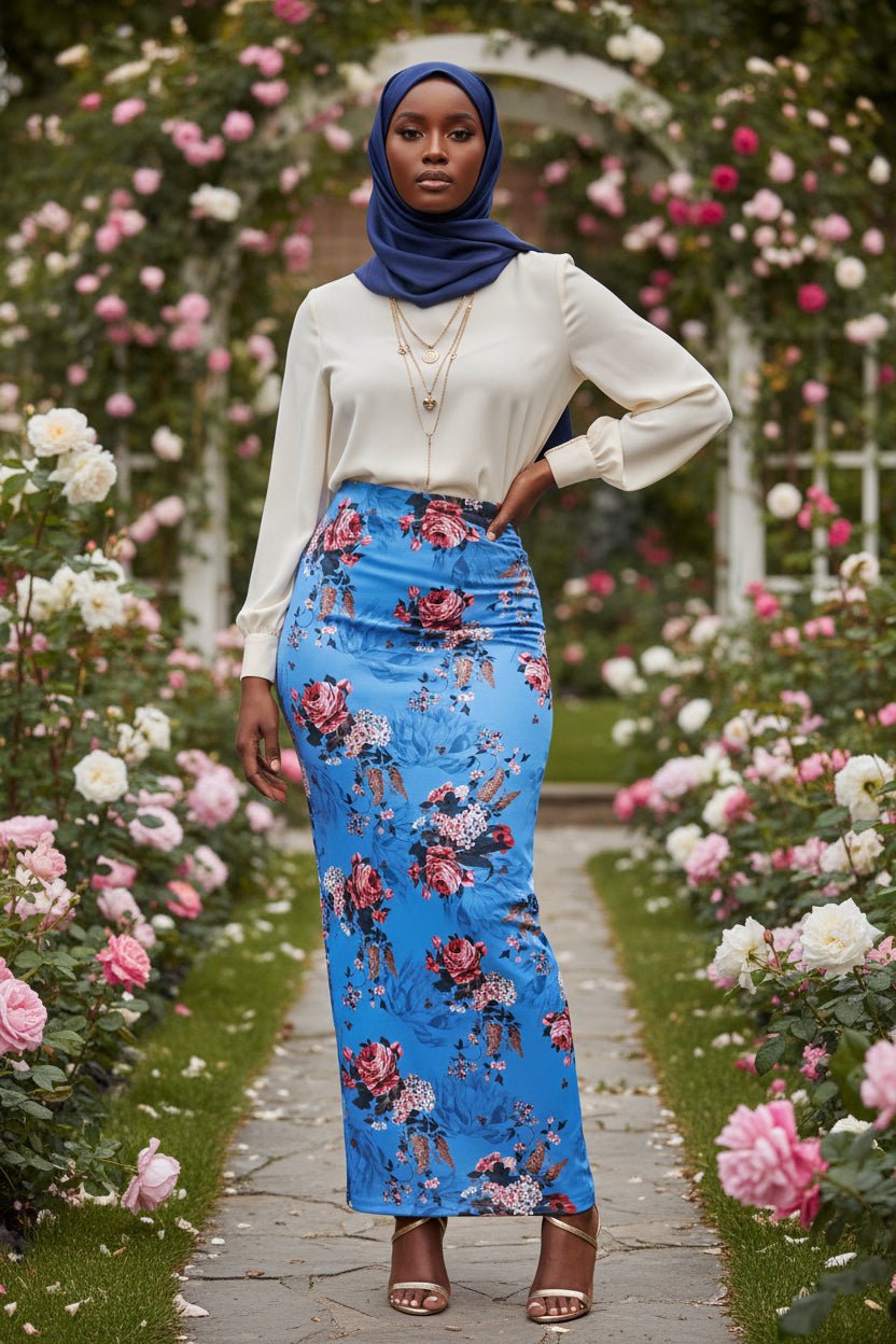 Artsy Print Maxi Skirt (FINAL SALE) - ZIZI Boutique