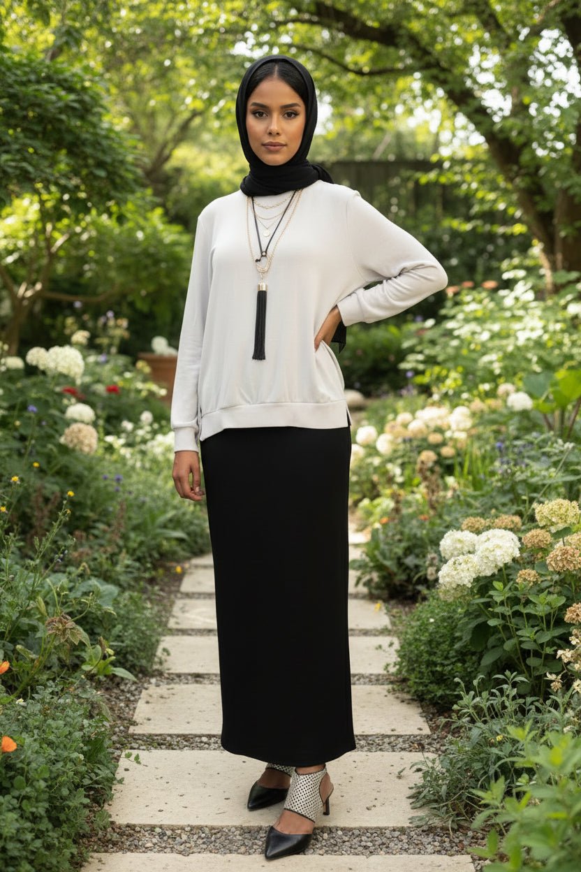 Back Slit Sweater (FINAL SALE) - ZIZI Boutique