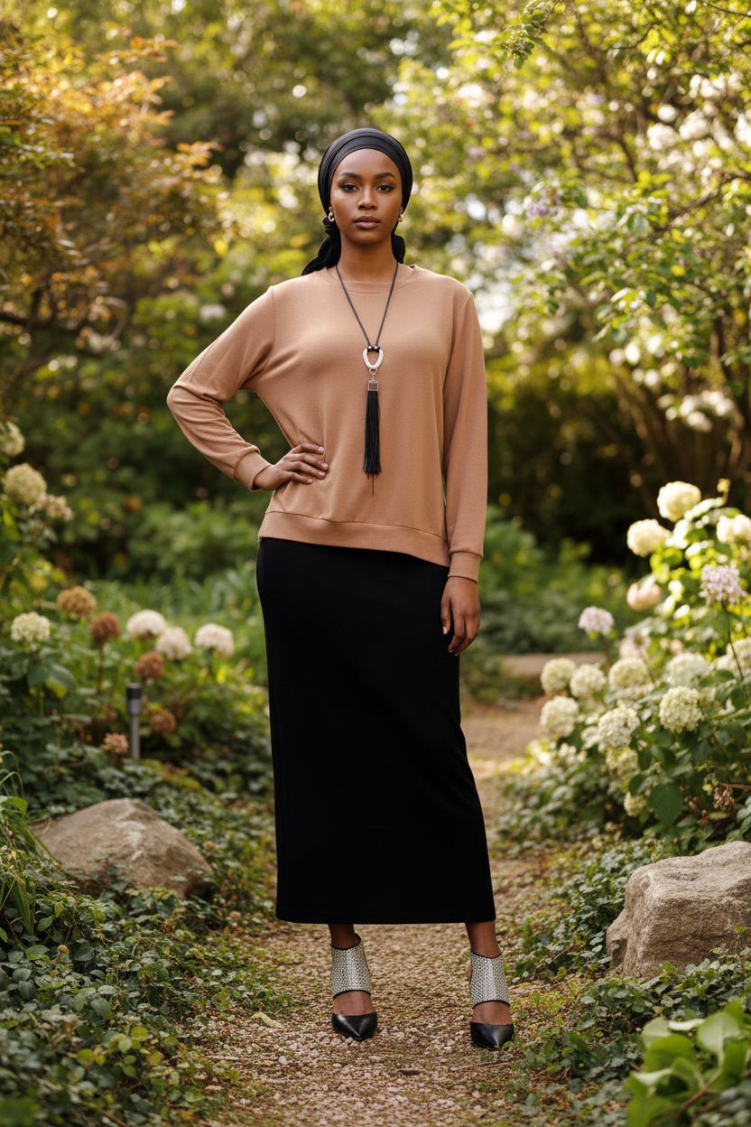 Back Slit Sweater (FINAL SALE) - ZIZI Boutique