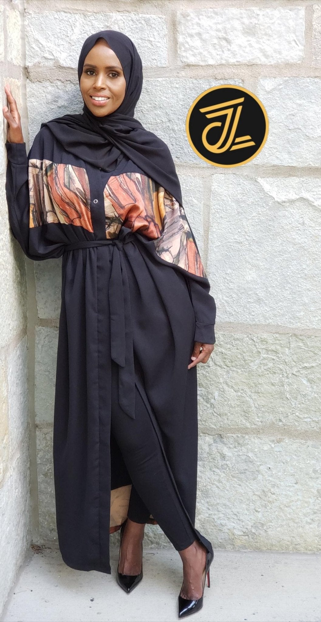 Barakah Open Abaya - ZIZI Boutique