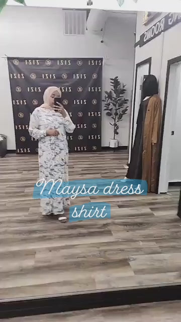 ZIZI Boutique Maysa Print Dress Modest Maxi Dress