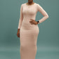 Bodycon Zipper Maxi Dress (906) - ZIZI Boutique