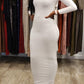 Bodycon Zipper Maxi Dress (906) - ZIZI Boutique