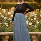 Chiffon Pleated Women's Maxi Skirt - ZIZI Boutique