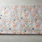 Chiffon Print Hijab — Peach, Lavender & Green Flowers - ZIZI Boutique