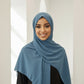 Classic Chiffon Hijab — Light Turquoise - ZIZI Boutique
