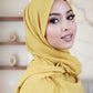 Classic Chiffon Hijab — Mango Mustard - ZIZI Boutique