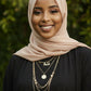 Classic Chiffon Hijab — Vanilla Cream - ZIZI Boutique