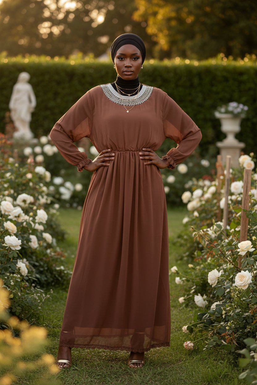 Cleopatra Chiffon Maxi Dress — Final Sale - ZIZI Boutique