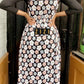 Floral Sleeveless Black Open Abaya - ZIZI Boutique
