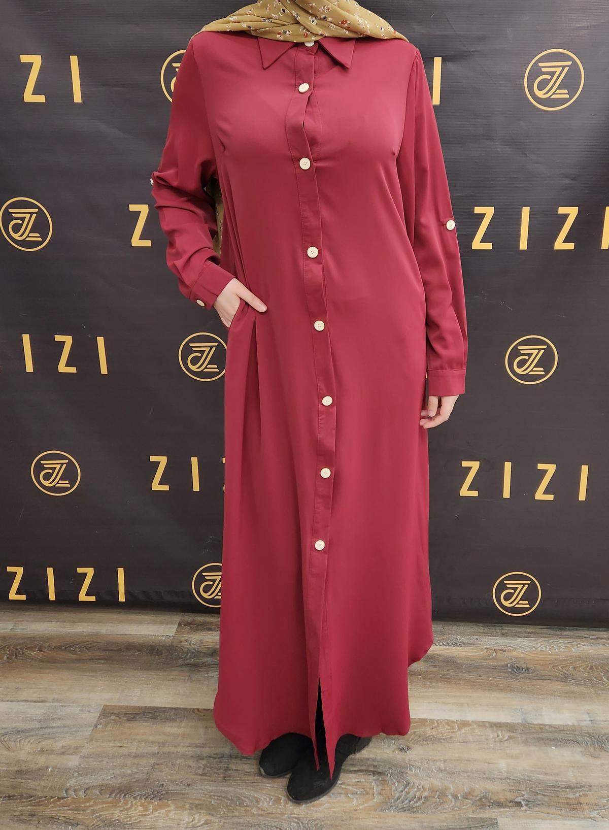 Flowy Button - Down Maxi Dress Shirt - ZIZI Boutique