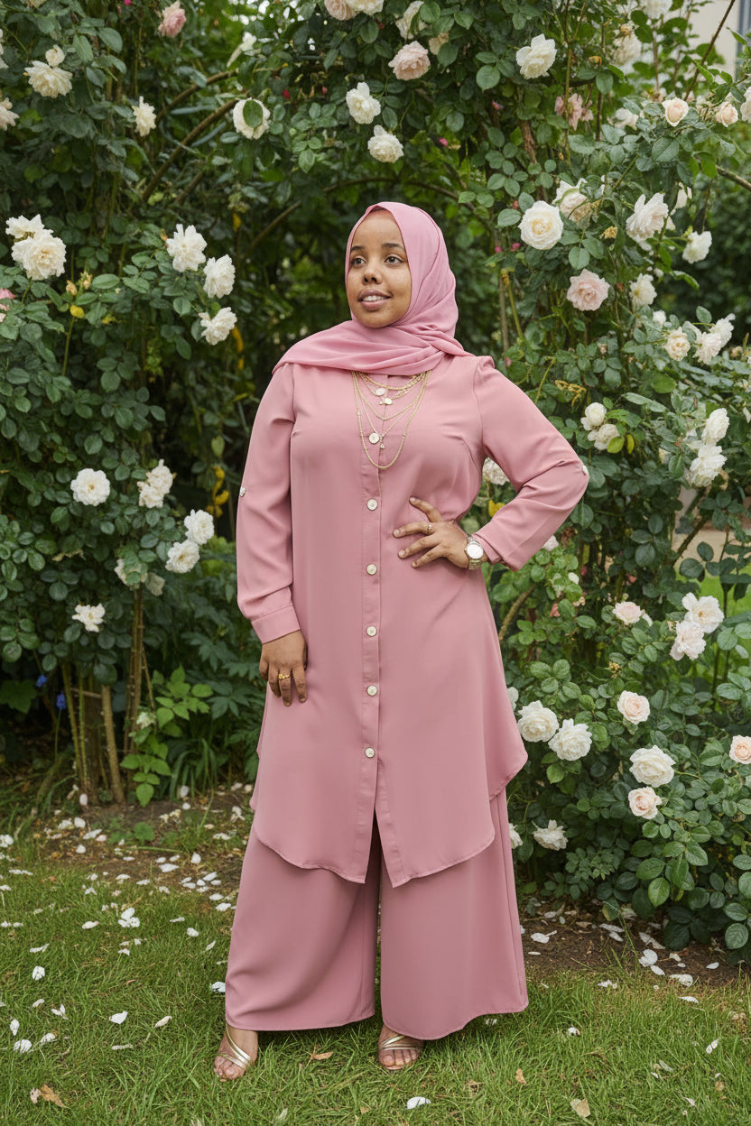 Flowy Button - Down Midi Dress Shirt - ZIZI Boutique
