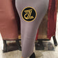 Free Size Women's Sweater Maxi Skirt in light gray worn with black boots and a black top