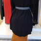 High - Low Dress Shirt — Black & Print - ZIZI Boutique