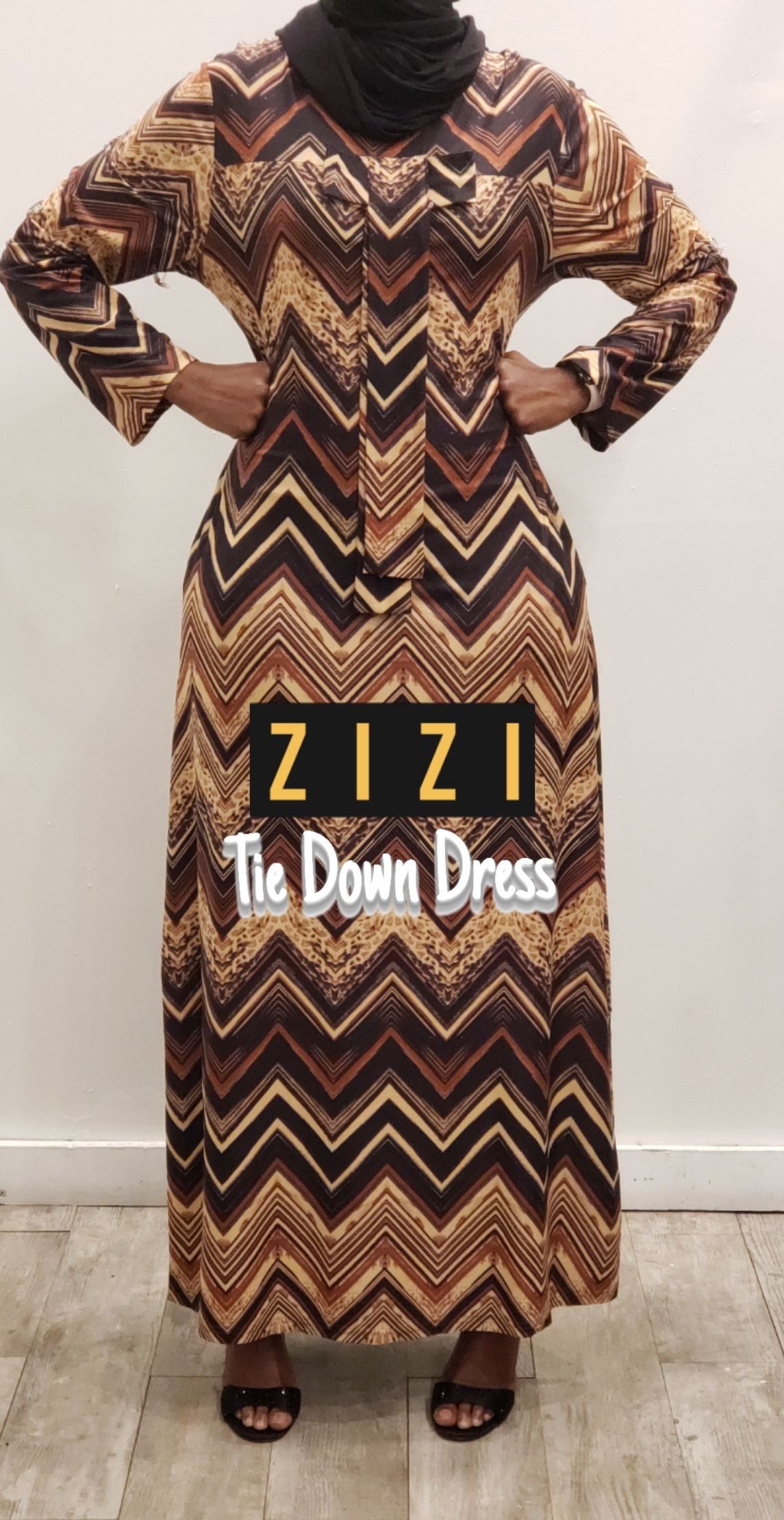 Tie Down Dress - ZIZI Boutique