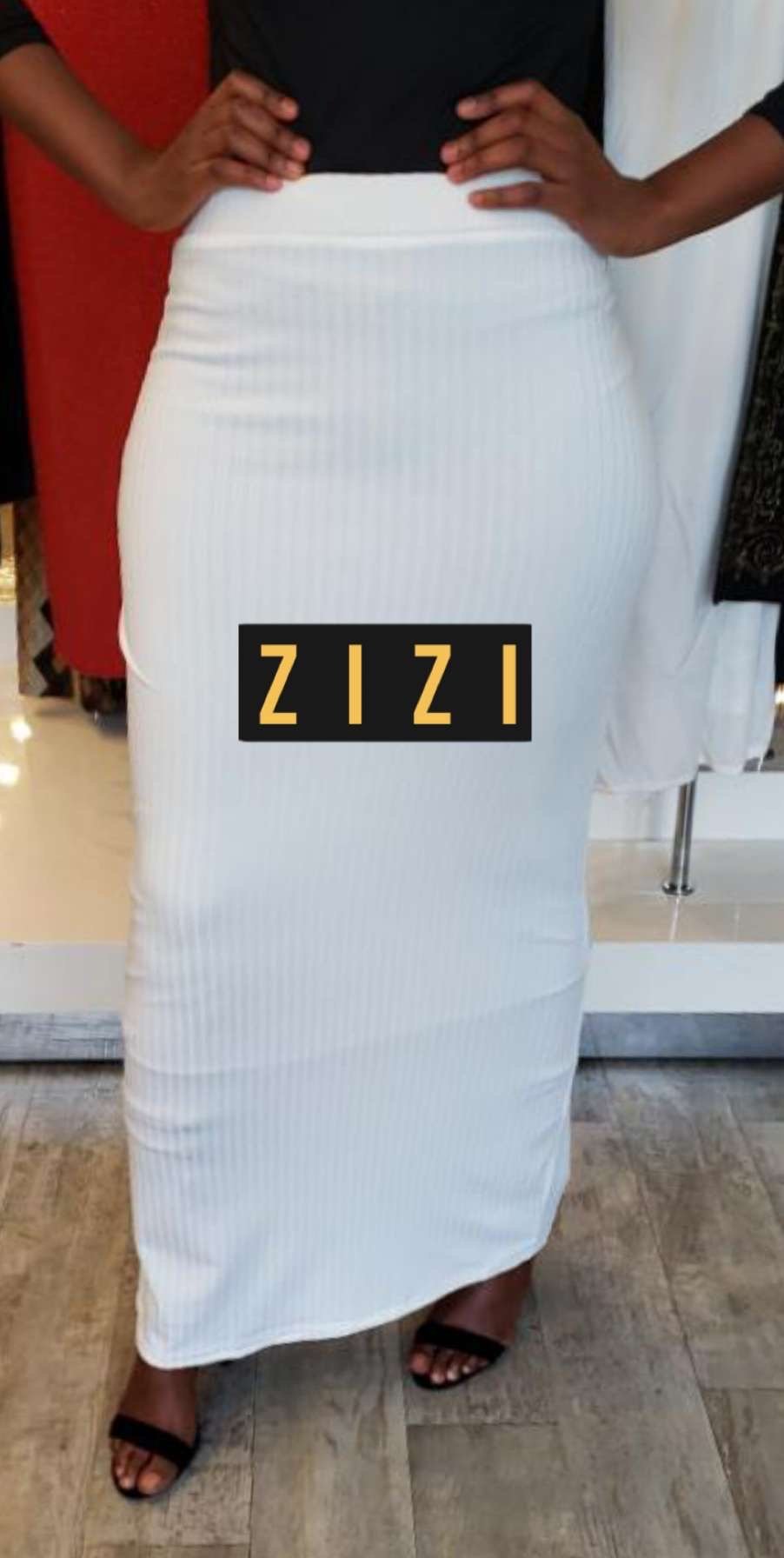 ZZ Pinstripe Maxi Skirt - ZIZI Boutique